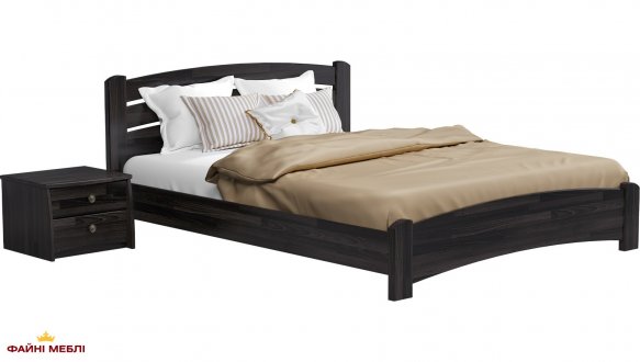 Кровать деревянная Эстелла Венеция Люкс / Серия Вега Щит / Массив Бук 3