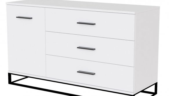 Комод на 3 ящика и одну дверь 1200 Art in Head Ascet / Аскет 3