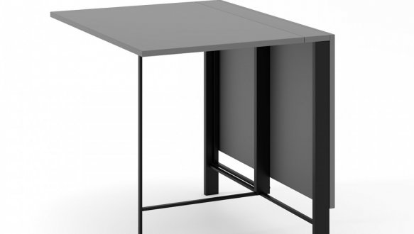 Стол-трансформер Voody Графит серый/Чёрные ноги 1