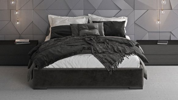 Кровать мягкая Woodsoft Napoli / Наполи