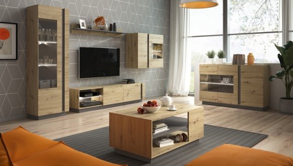 Витрина навесная 2D1W/96 Arco 3