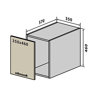 №69 Тумба верхня окапник 35 Люкс RODOS