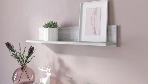 Полка настенная бетон SТ0022