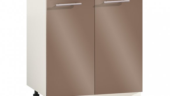 Тумба нижня Н60.82.2Д Мийка Фарбований високий глянець з друком