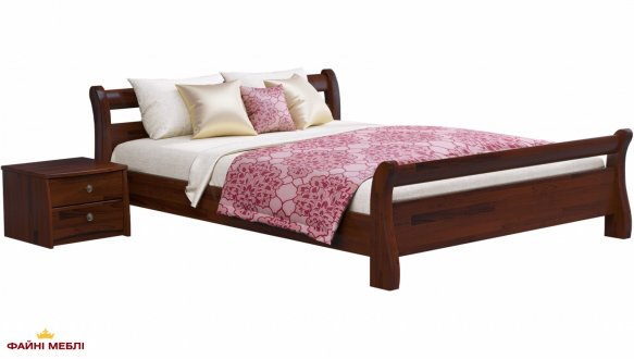 Кровать деревянная Эстелла Диана / Серия Вега Щит / Массив Бук 3