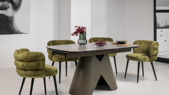 Стілець M-215 мох + чорний 16