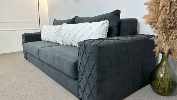 Стіл Dancan білий мармур/сірий 3