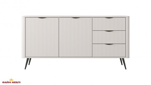 Комод 2D3S/163 Беж/Черные ножки Lante 4