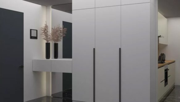 Антресоль Matroluxe Urban / Урбан 3 дверная Белое Дерево 0