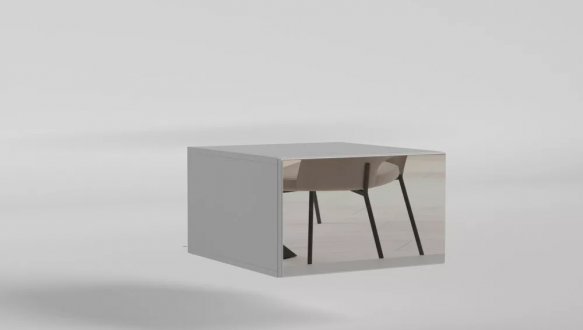 Антресоль Matroluxe Noir / Нуар 1 дверна 1