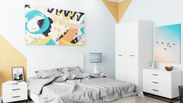 Комод на 3 ящика 800 Art in Head Ascet / Аскет 8