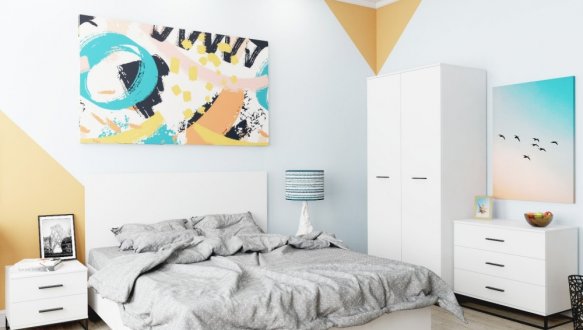 Кровать двуспальная Art in Head Ascet / Аскет 160 см 1