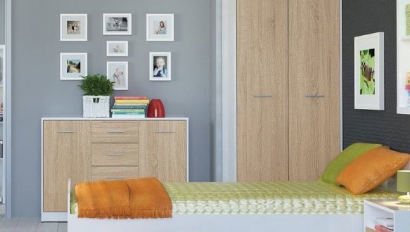 Тумба приліжкова KOM1S Nepo Plus 3