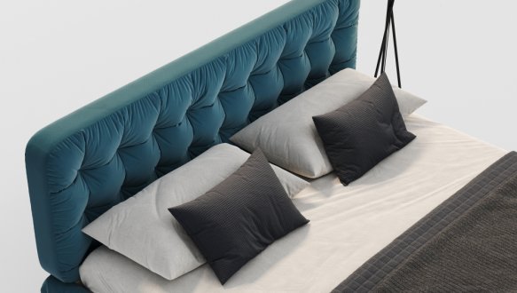 Ліжко двоспальне м'яке Woodsoft Marsala / Марсала з підйомним механізмом та нішею для білизни 4