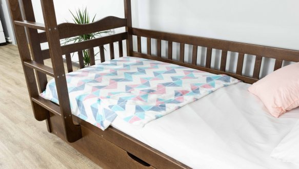 Двухьярусная кровать с подьемным механизмом Рукавичка 2