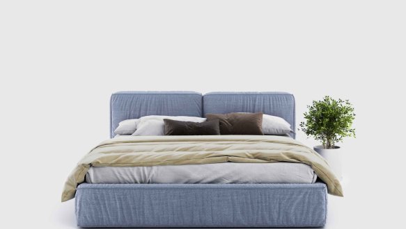 Ліжко двоспальне м'яке Woodsoft Toledo / Толедо 4