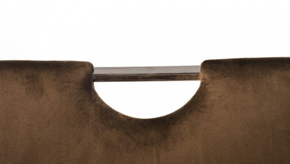 Стул S-120 коричневый велюр 7