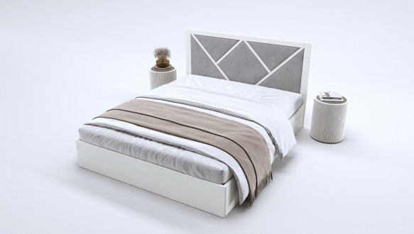 Ліжко дерев'яне DrevKO Стиль 3 Емаль 4