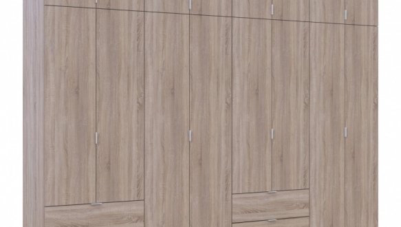 Шкаф для одежды Дорос Лукас дуб сонома 8 дверный 320 см 5