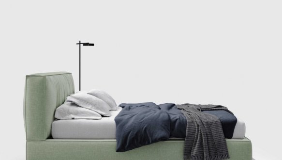 Кровать мягкая двуспальная Woodsoft Bern / Берн 7