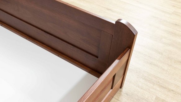 Ліжко дерев'яне Дрімка Едель з підйомним механізмом та нішею для білизни Бук 11