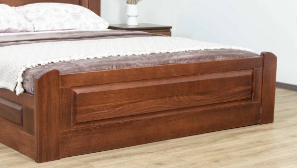 Ліжко дерев'яне Дрімка Едель з підйомним механізмом та нішею для білизни Бук 2