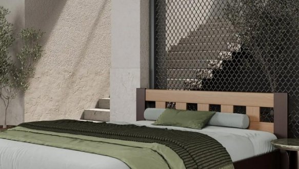 Ліжко дерев'яне Camelia Сакура масив Бук 0