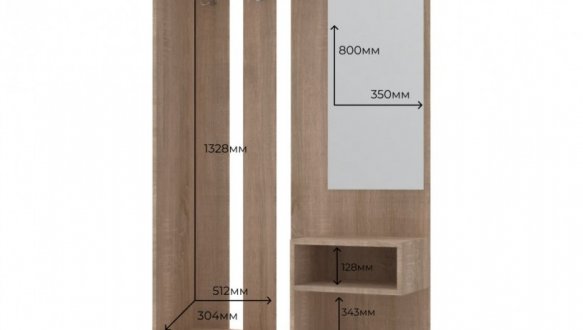 Прихожая Rivyera/Ривьера Дуб Сонома Дорос 3