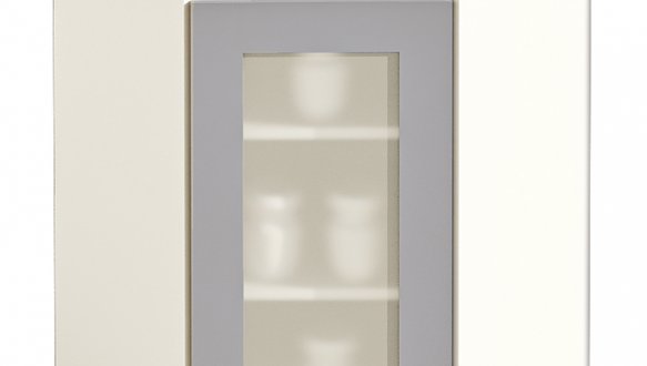 Тумба верхня В60х60.72.1СК кут. Gola ручка Фарбований Високий Глянець