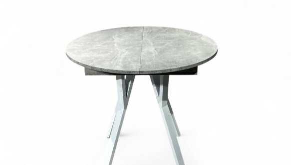 Стіл круглий розкладний Lite Slide / Лайт слайд MebliRoMax D1100 ЛДСП 18 мм 14