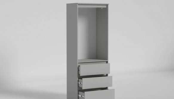 Шафа розпашна №2 Matroluxe Bellini / Белліні 2 дверна з 3 шухлядами 80 см 0