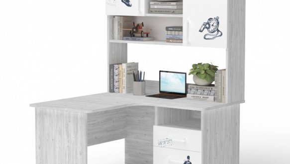 Стол угловой с надстройкой 9