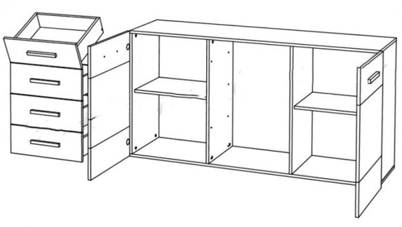 Буфет 2W4S Соло 0