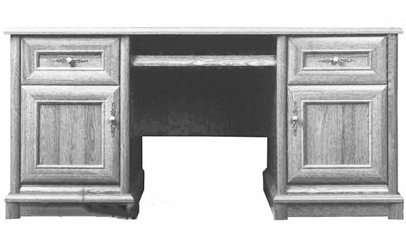 Стол письменный 170 Вайт 2