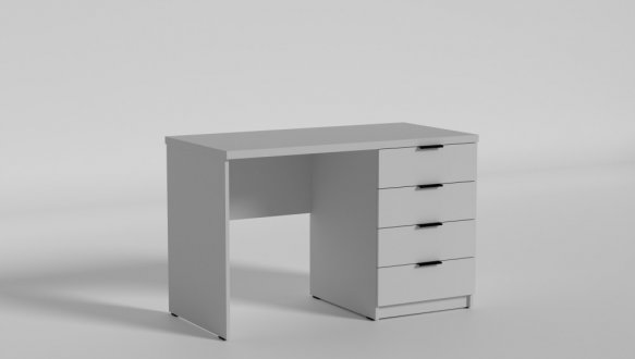 Стол Джуниор с 4 ящичками и крышкой 32 мм 0