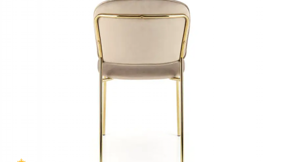 Стул K-499 бежевый/золотой 3