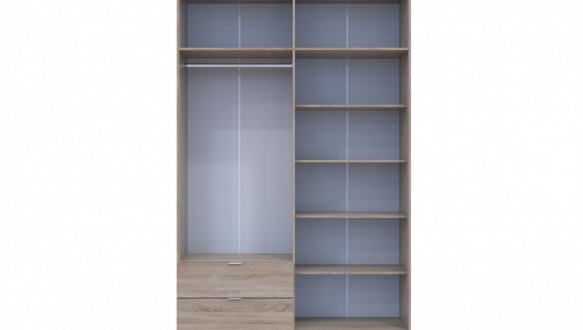 Шкаф Дорос Лукас дуб сонома 4 дверный с 2-мя ящиками 180 см 2