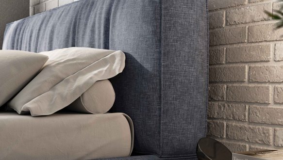 Кровать мягкая двуспальная Woodsoft Bern / Берн 1