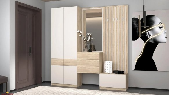 Тумба навісна KOM3S Верто Дуб сонома / Кашемір 3