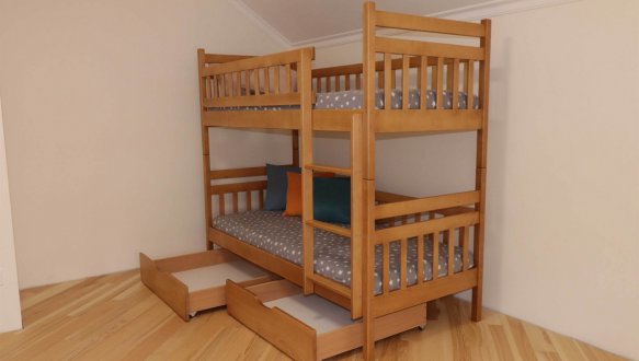 Двоярусне ліжко Том і Джері 9