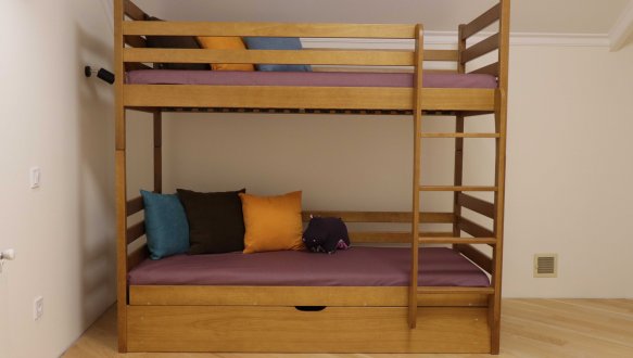 Двоярусне ліжко з підйомним механізмом Шрек