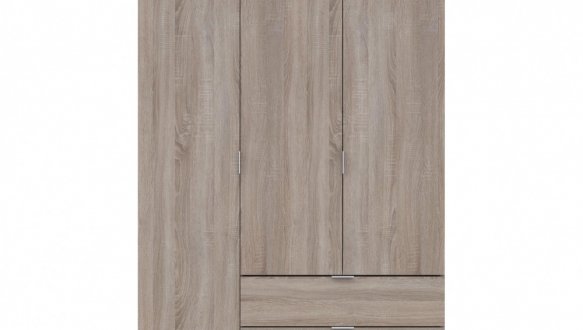 Шкаф для одежды Дорос Гелар дуб сонома 3-х дверный 116,2 см 0