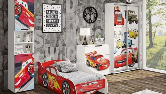 Кровать-машинка Оксфорд 0