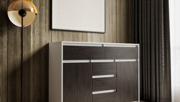 Комод Т227 Білий Морелі 4