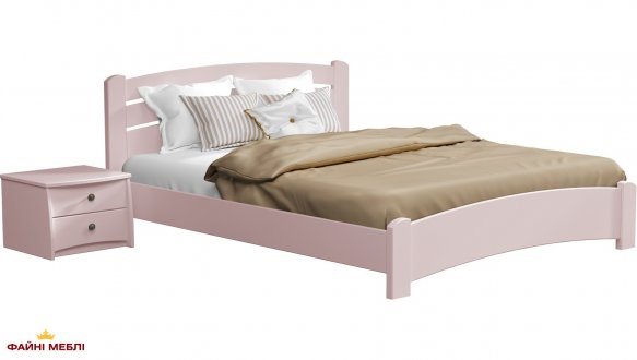 Кровать деревянная Эстелла Венеция Люкс / Серия Вега Щит / Массив Бук 5