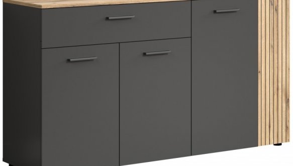 Комод 4D1S графит Esteban 3