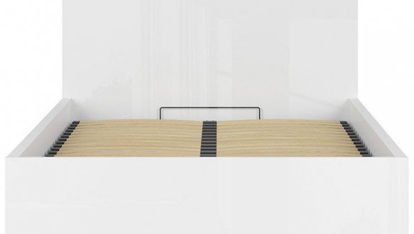 Кровать двуспальная BRW Poland LOZ/140/B Tetrix / Тетрикс с подьемним механизмом и нишей для белья ДСП