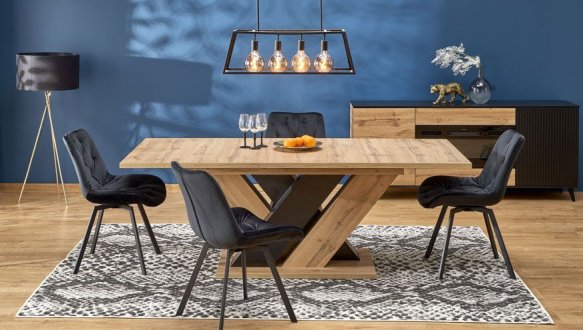 Стол Brandon дуб вотан/черный