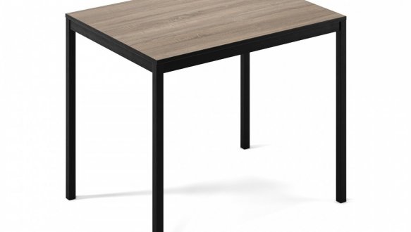 Письменный стол Brevity Loft mid Дуб винтаж оксид/Чёрный металл 1