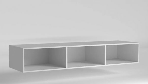 Антресоль Matroluxe Noir / Нуар 3 дверна 0